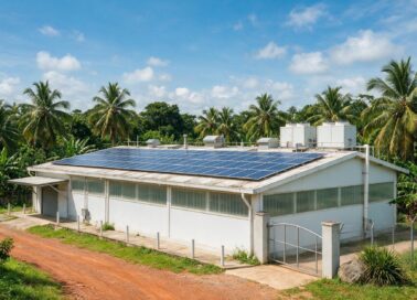 Rooftop solar plant on an agri-food processing site in Abidjan